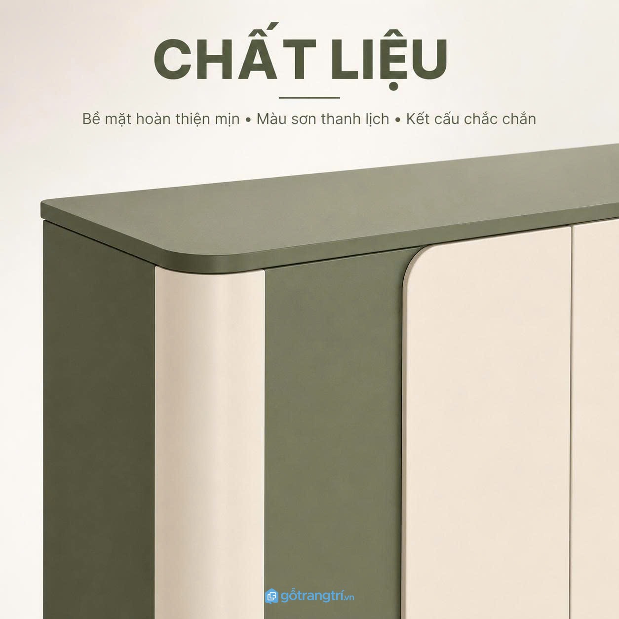 Chất liệu bền đẹp phù hợp sử dụng lâu dài