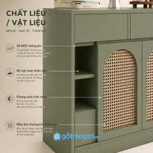 Chất liệu bền đẹp phù hợp sử dụng lâu dài