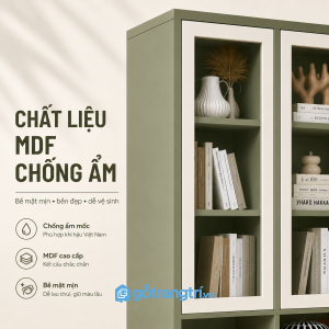 Chất liệu bền đẹp phù hợp sử dụng lâu dài