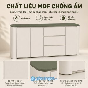 Chất liệu bền đẹp phù hợp sử dụng lâu dài