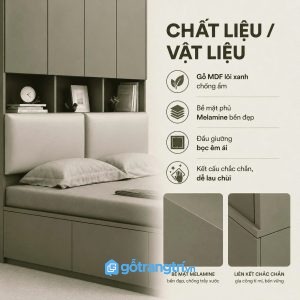 Chất liệu bền đẹp, sử dụng lâu dài