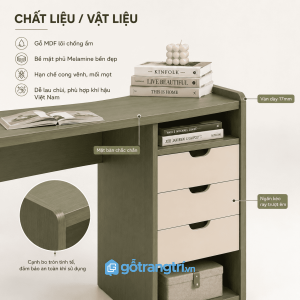 Chất liệu bền đẹp, sử dụng lâu dài
