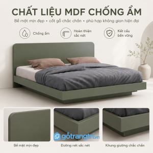 Chất liệu MDF chống ẩm bền đẹp theo thời gian