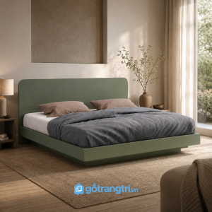 Chi tiết thiết kế Giường Ngủ Màu Xanh Olive Hiện Đại 1m8 GHS-9007