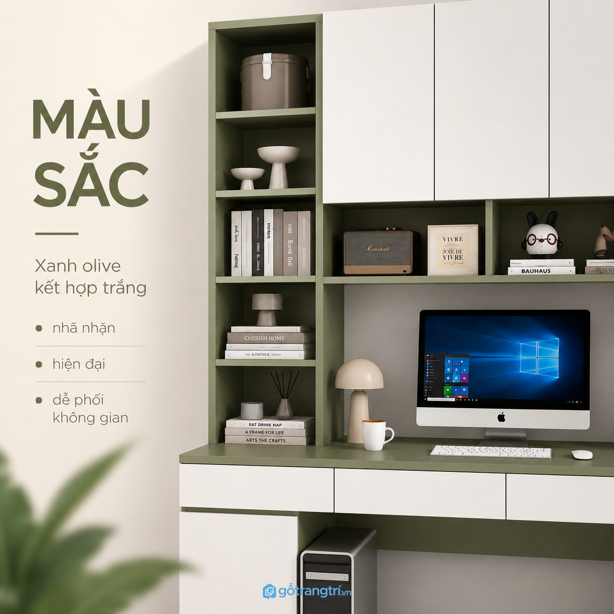 Dễ dàng bố trí trong nhiều không gian nội thất