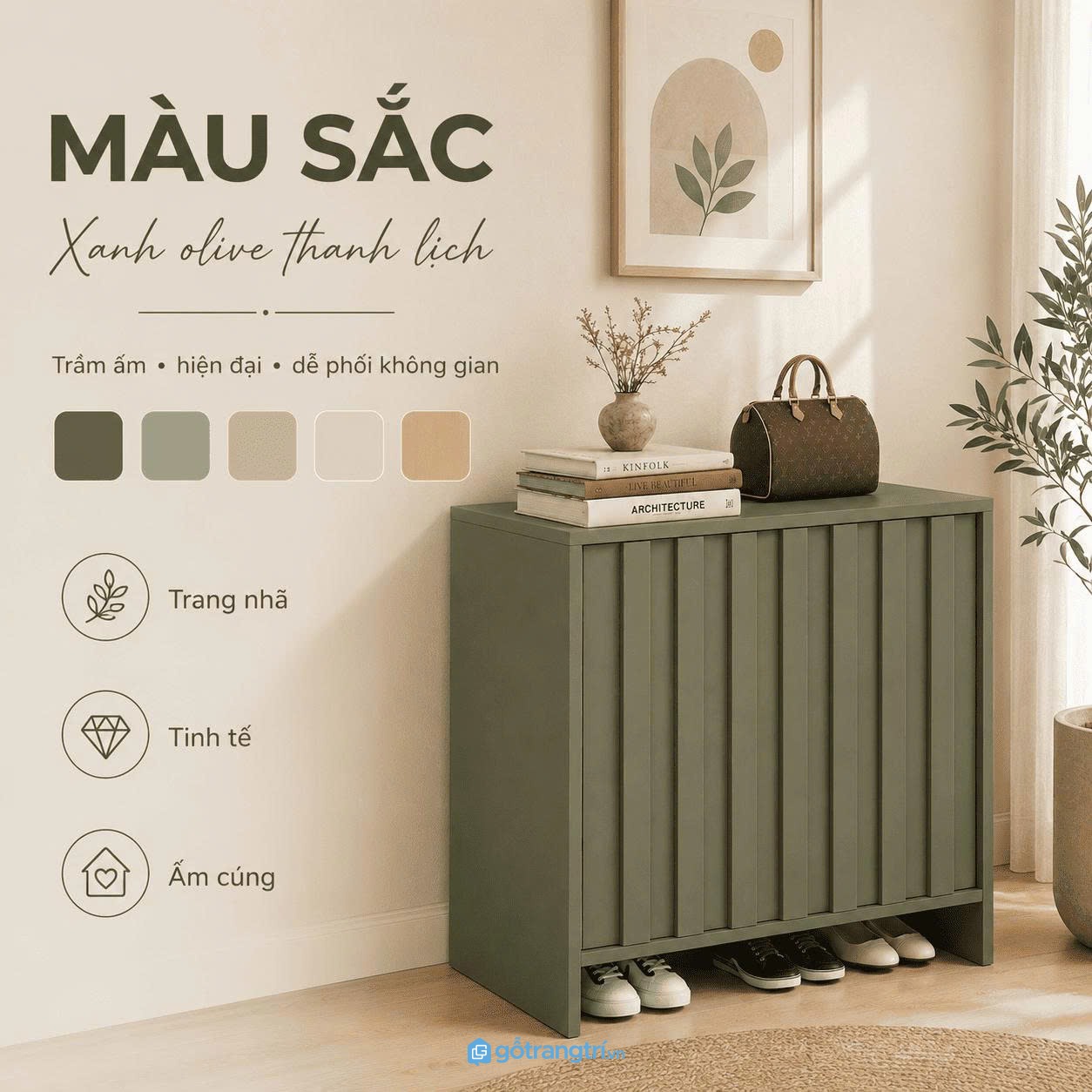 Dễ dàng kết hợp với nhiều phong cách nội thất