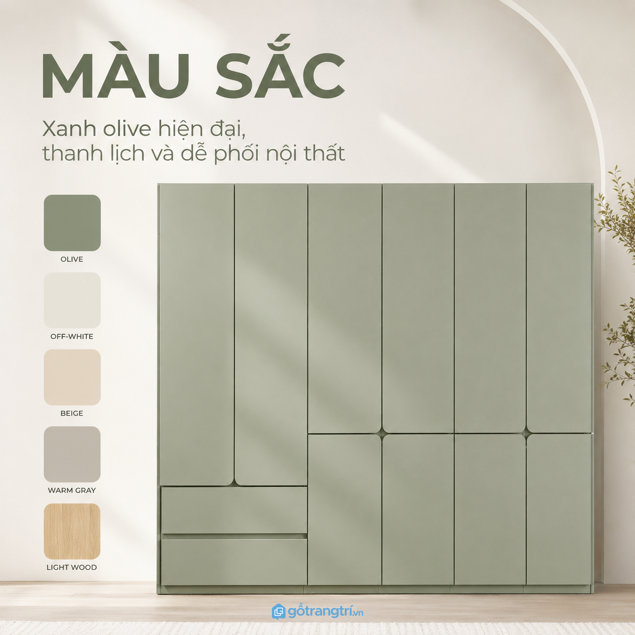 Dễ kết hợp với nhiều phong cách nội thất phòng ngủ