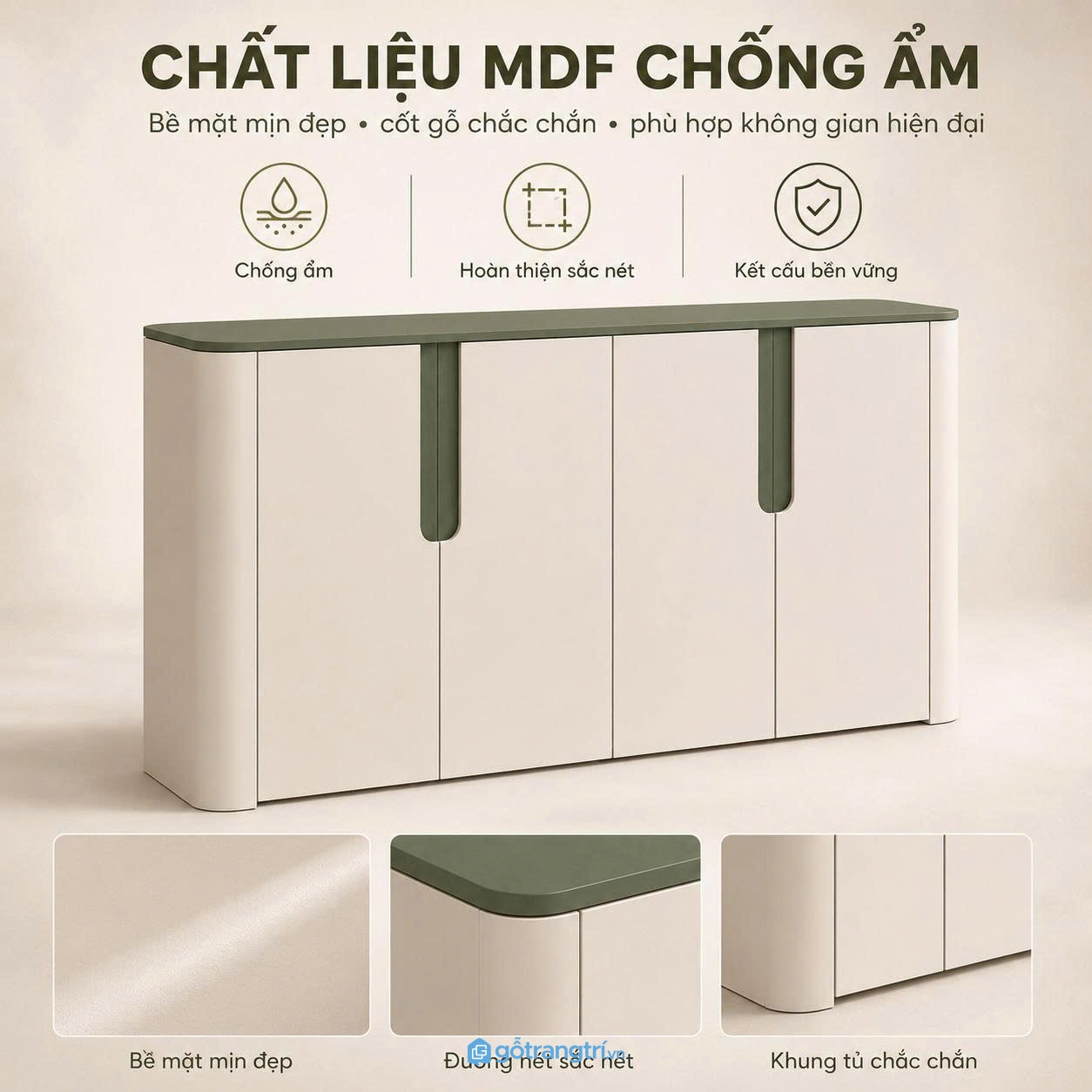 Dễ kết hợp với nhiều phong cách nội thất