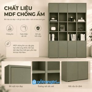 Dễ kết hợp với nội thất phòng khách và phòng làm việc