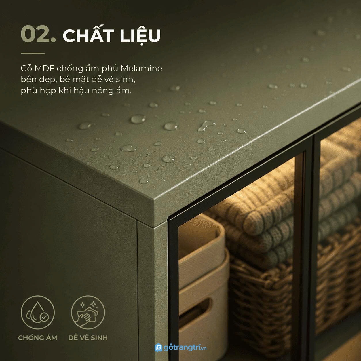 Dễ phối hợp với nhiều món nội thất phòng ngủ Dễ phối hợp với nhiều món nội thất phòng ngủ