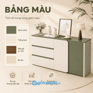 Dễ phối với nhiều không gian nội thất