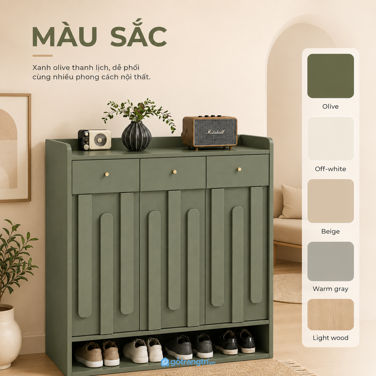 Dễ phối với nhiều phong cách nội thất Dễ phối với nhiều phong cách nội thất