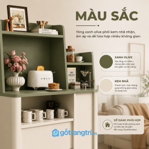 Giải pháp hoàn hảo cho góc cà phê và pantry tại nhà