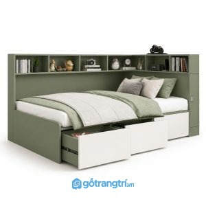 Giường ngủ đa năng có kệ đầu giường và ngăn kéo lưu trữ GHS-9006