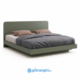 Giường Ngủ Màu Xanh Olive Hiện Đại 1m8 GHS-9007 - Lọt đệm 1m8x2m - Xanh olive