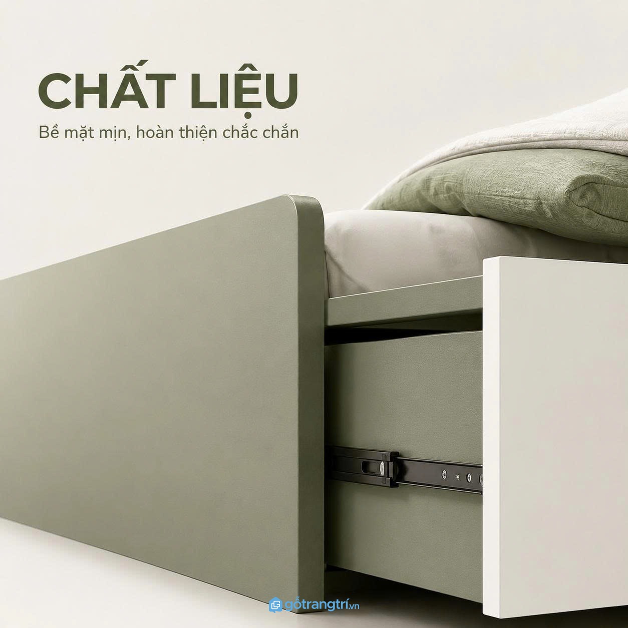 Hệ lưu trữ lớn giúp phòng ngủ luôn ngăn nắp