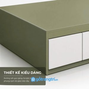 Hệ ngăn kéo rộng giúp tăng không gian lưu trữ
