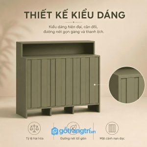 Kệ mở tiện lợi cho nhu cầu trưng bày
