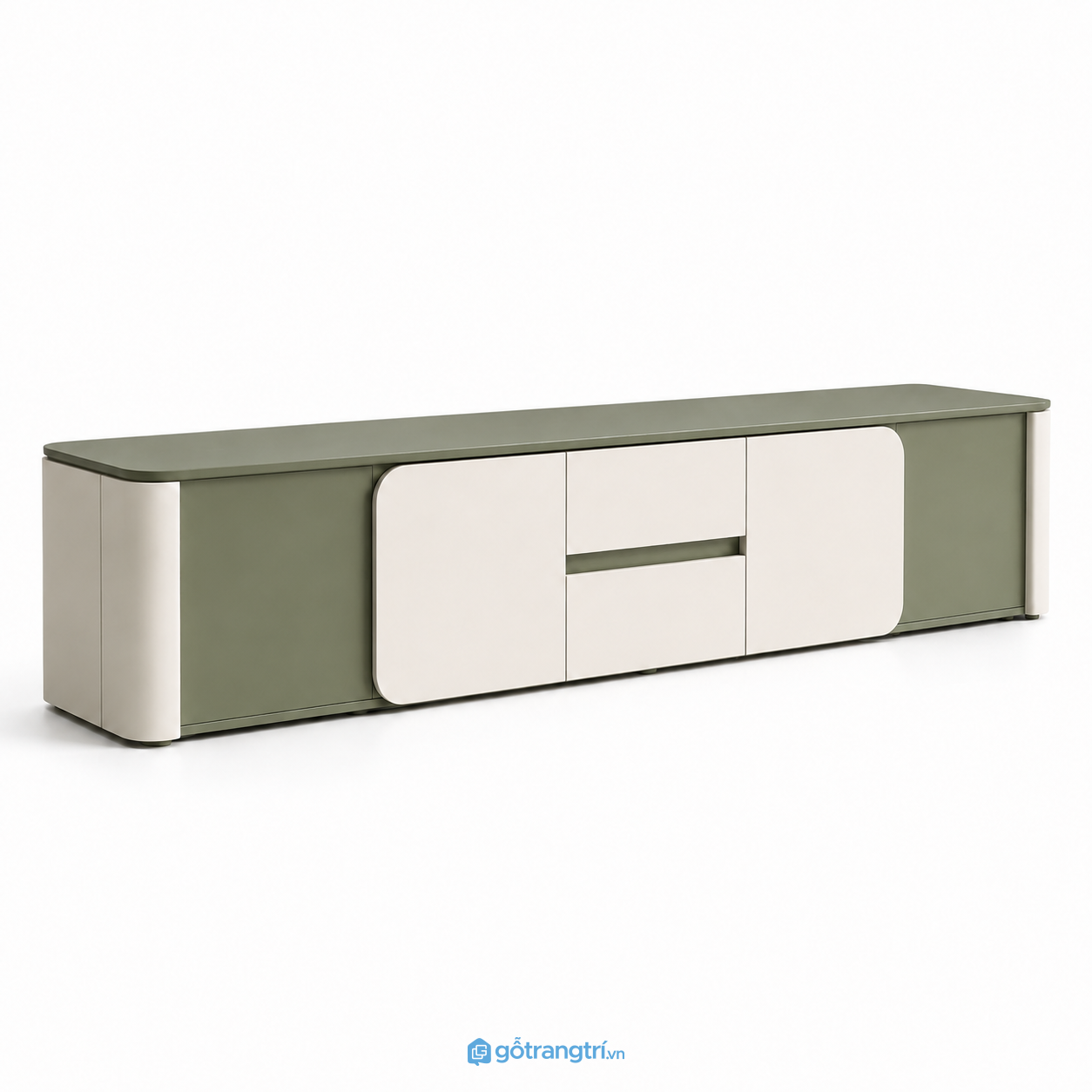 Kệ Tivi Màu Xanh Olive Hiện Đại Dài 180cm GHS-3001 Kệ Tivi Màu Xanh Olive Hiện Đại Dài 180cm GHS-3001