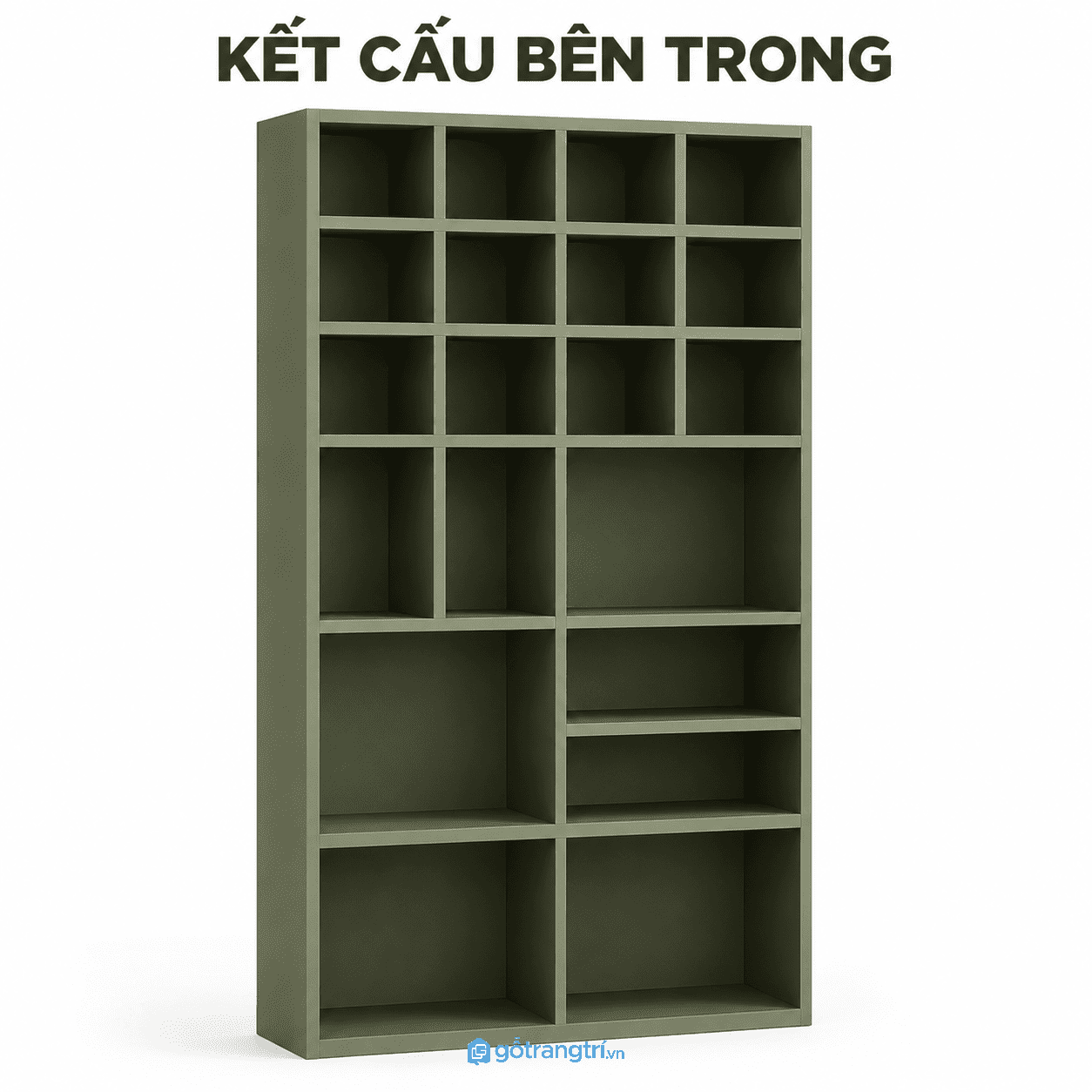 Kệ trưng bày nhiều ngăn 120cm hiện đại GHS-5061 - hình ảnh thực tế 1