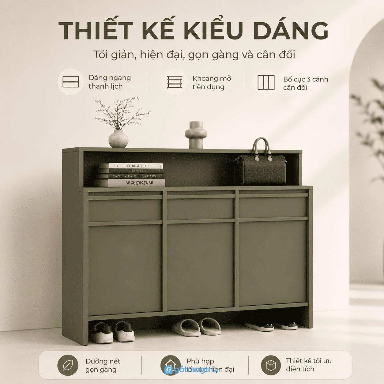Kết hợp lưu trữ và trang trí trong cùng một sản phẩm Kết hợp lưu trữ và trang trí trong cùng một sản phẩm