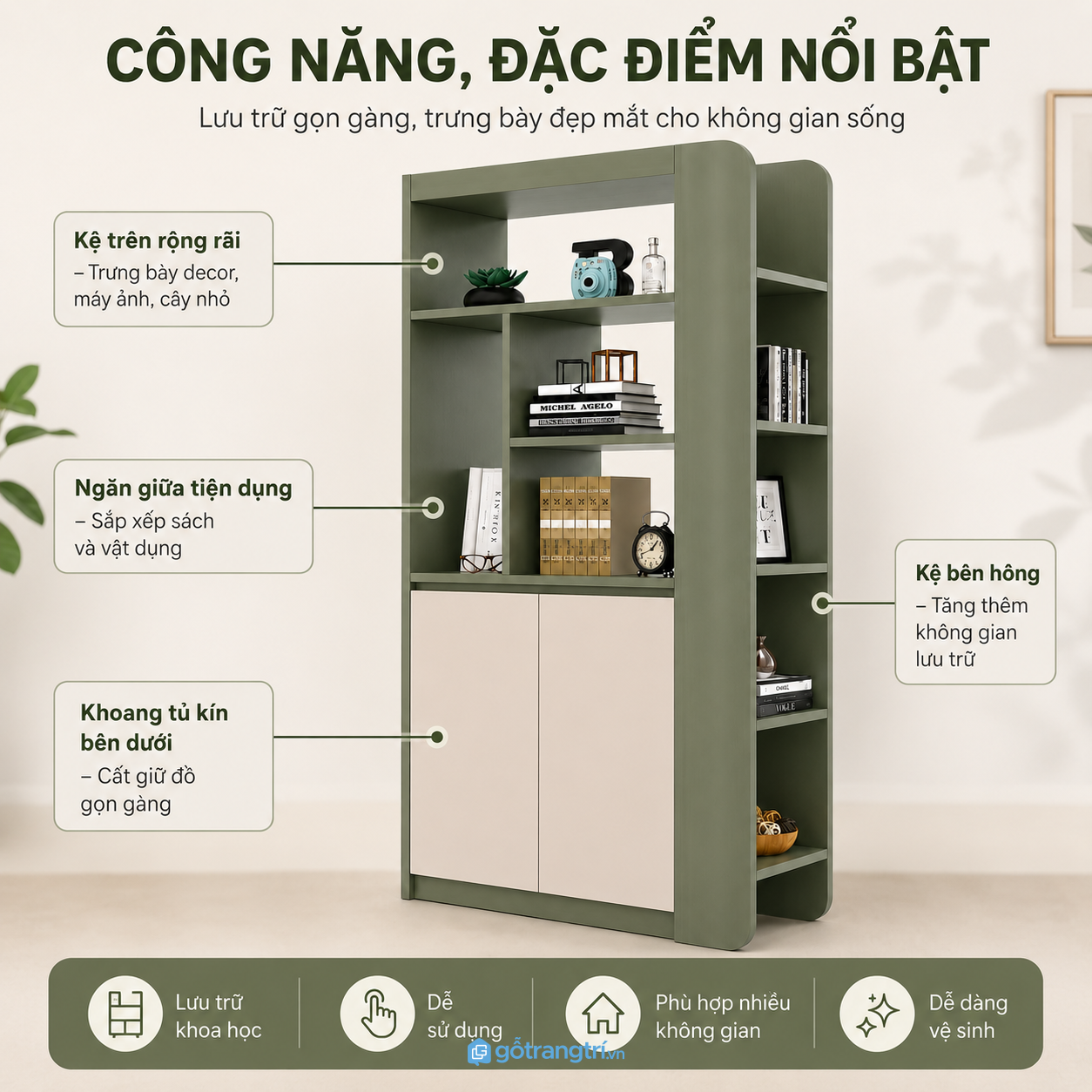 Kết hợp lưu trữ và trưng bày khoa học