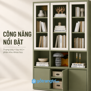 Kết hợp lưu trữ và trưng bày trong cùng một sản phẩm