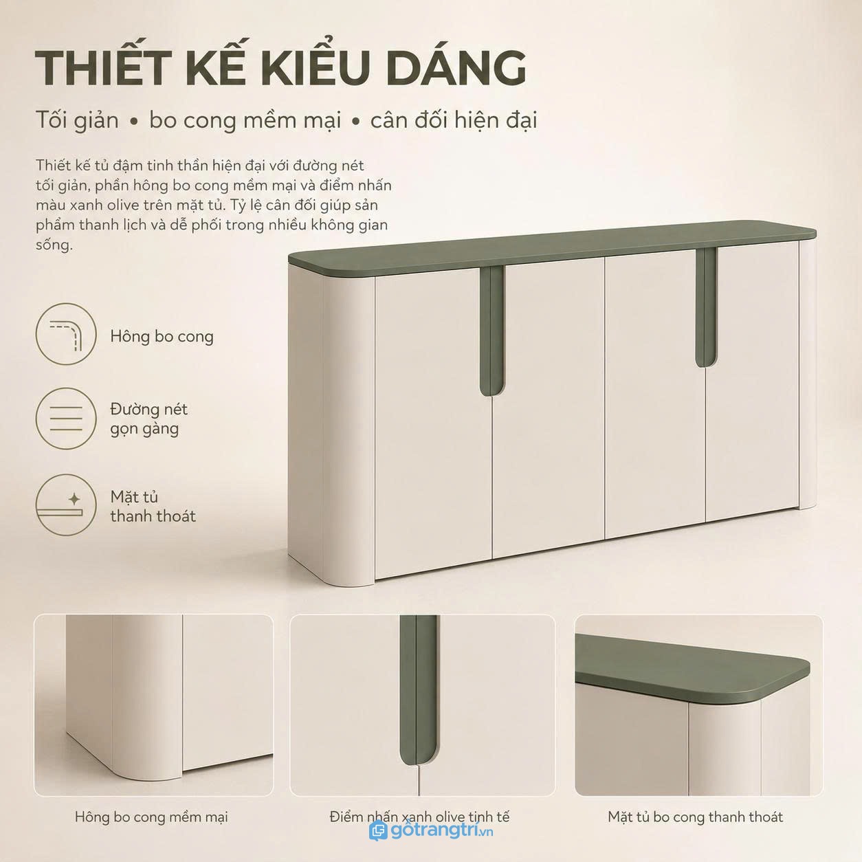 Không gian lưu trữ rộng rãi và khoa học