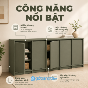 Không gian lưu trữ rộng rãi và khoa học