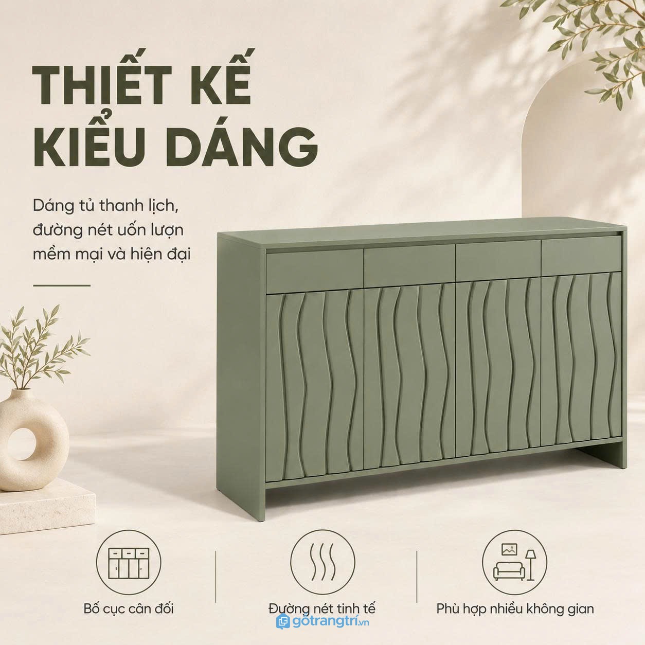 Không gian lưu trữ rộng rãi và khoa học