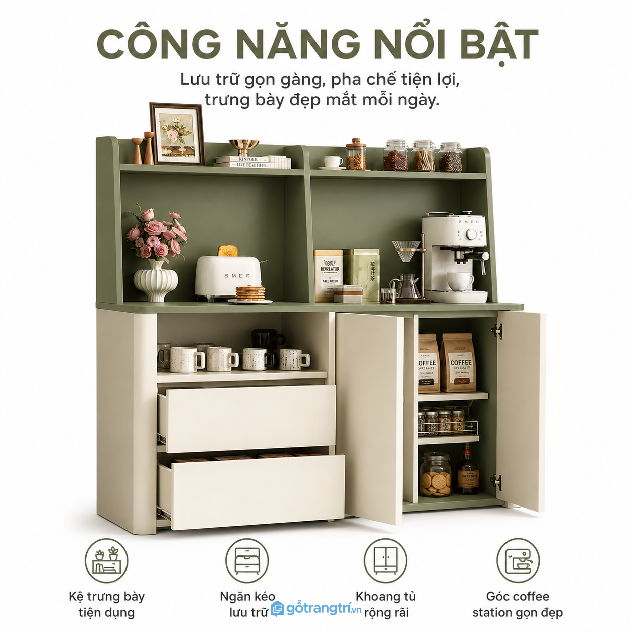 Không gian lưu trữ tiện lợi cho gia đình Không gian lưu trữ tiện lợi cho gia đình