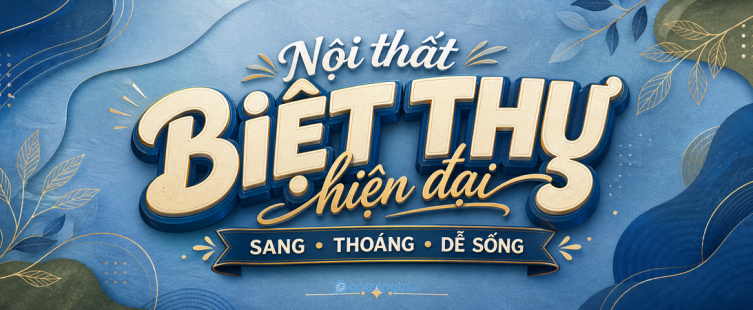 Nội thất biệt thự hiện đại
