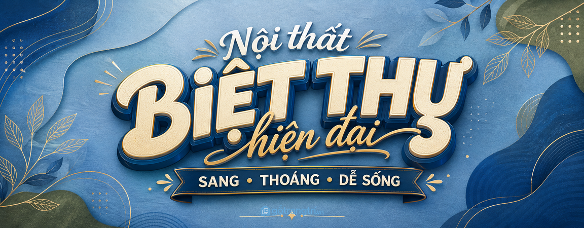 Nội thất biệt thự hiện đại
