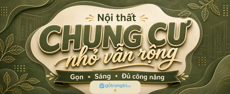Nội thất chung cư nhỏ: chọn sao cho nhà gọn, sáng và đủ công năng?