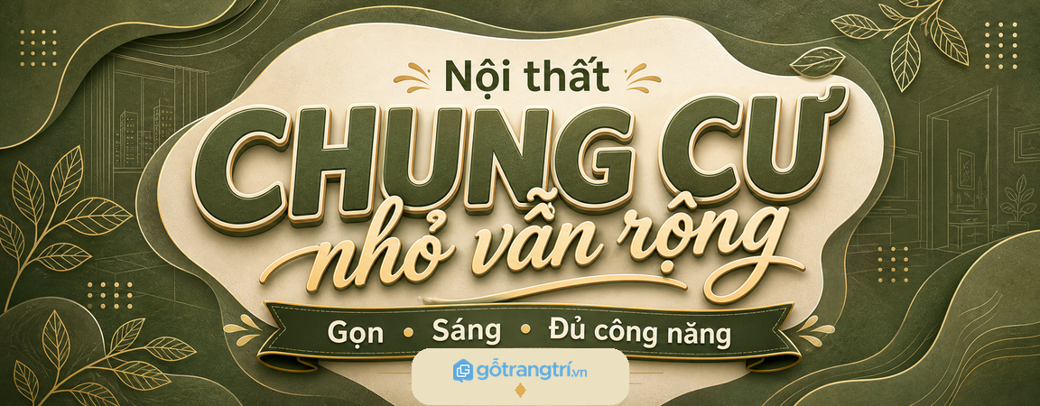 Nội thất chung cư nhỏ: chọn sao cho nhà gọn, sáng và đủ công năng?