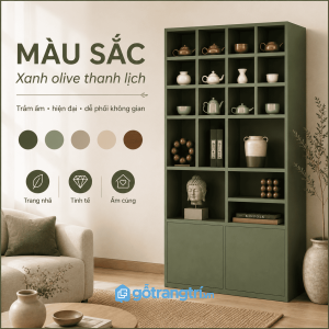Phù hợp với nhiều không gian nội thất