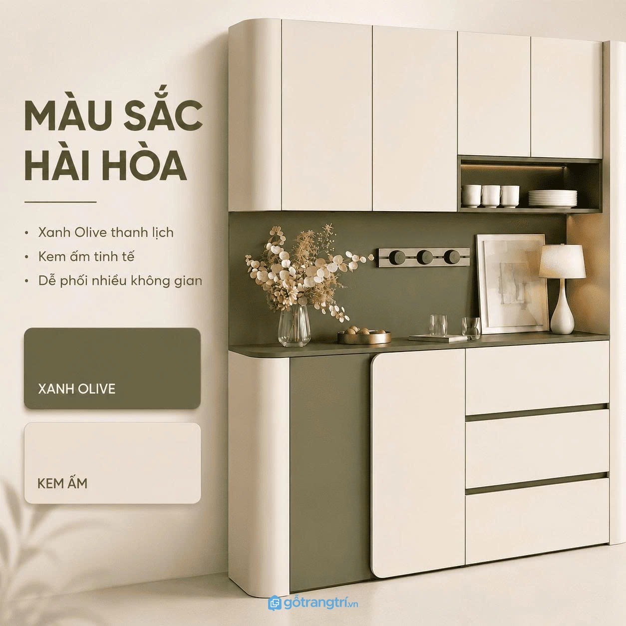 Phù hợp với nhiều không gian sống hiện đại
