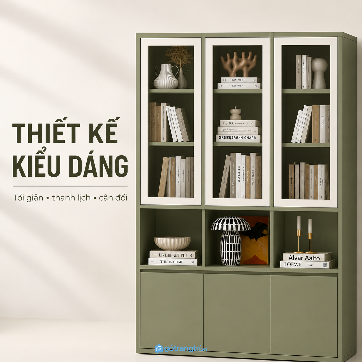 Thiết kế cánh kính thanh lịch tạo cảm giác thoáng rộng Thiết kế cánh kính thanh lịch tạo cảm giác thoáng rộng