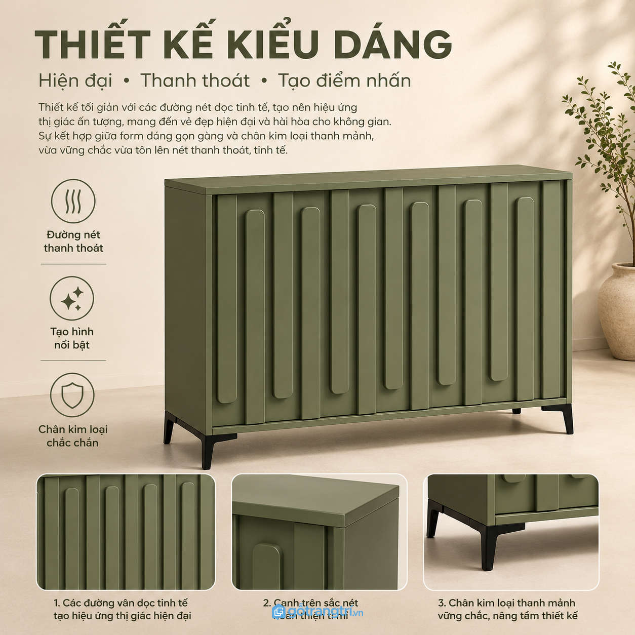 Thiết kế hiện đại, gọn gàng nhưng đầy điểm nhấn Thiết kế hiện đại, gọn gàng nhưng đầy điểm nhấn