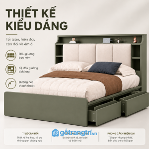 Thiết kế hiện đại mang tính ứng dụng cao