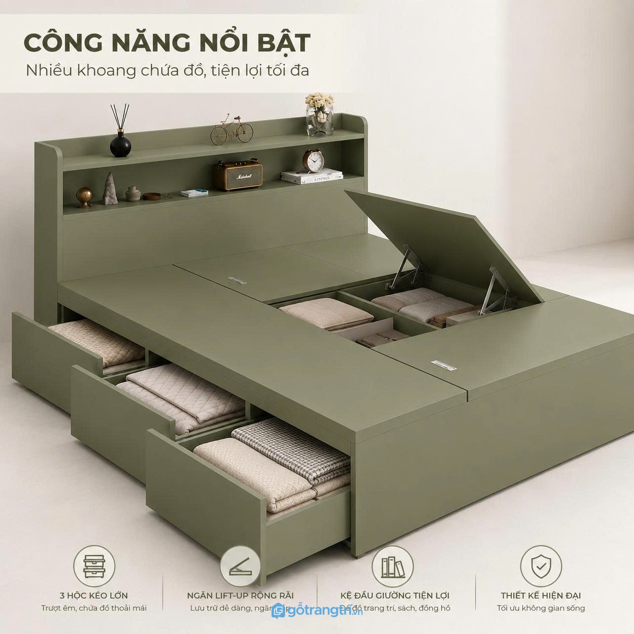 Thiết kế hiện đại phù hợp nhiều không gian phòng ngủ Thiết kế hiện đại phù hợp nhiều không gian phòng ngủ
