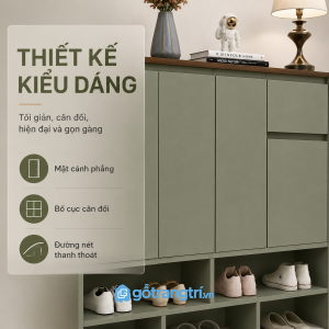 Thiết kế hiện đại phù hợp nhiều không gian sống