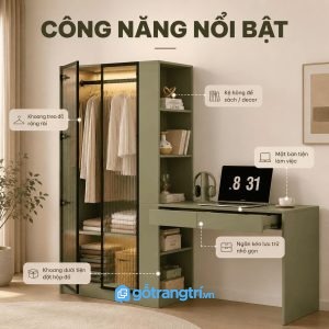 Thiết kế hiện đại phù hợp nhiều phong cách nội thất