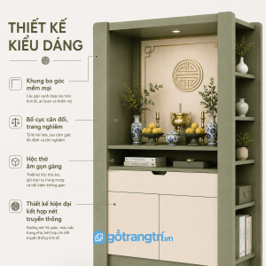 Thiết kế hiện đại phù hợp nhiều phong cách nội thất