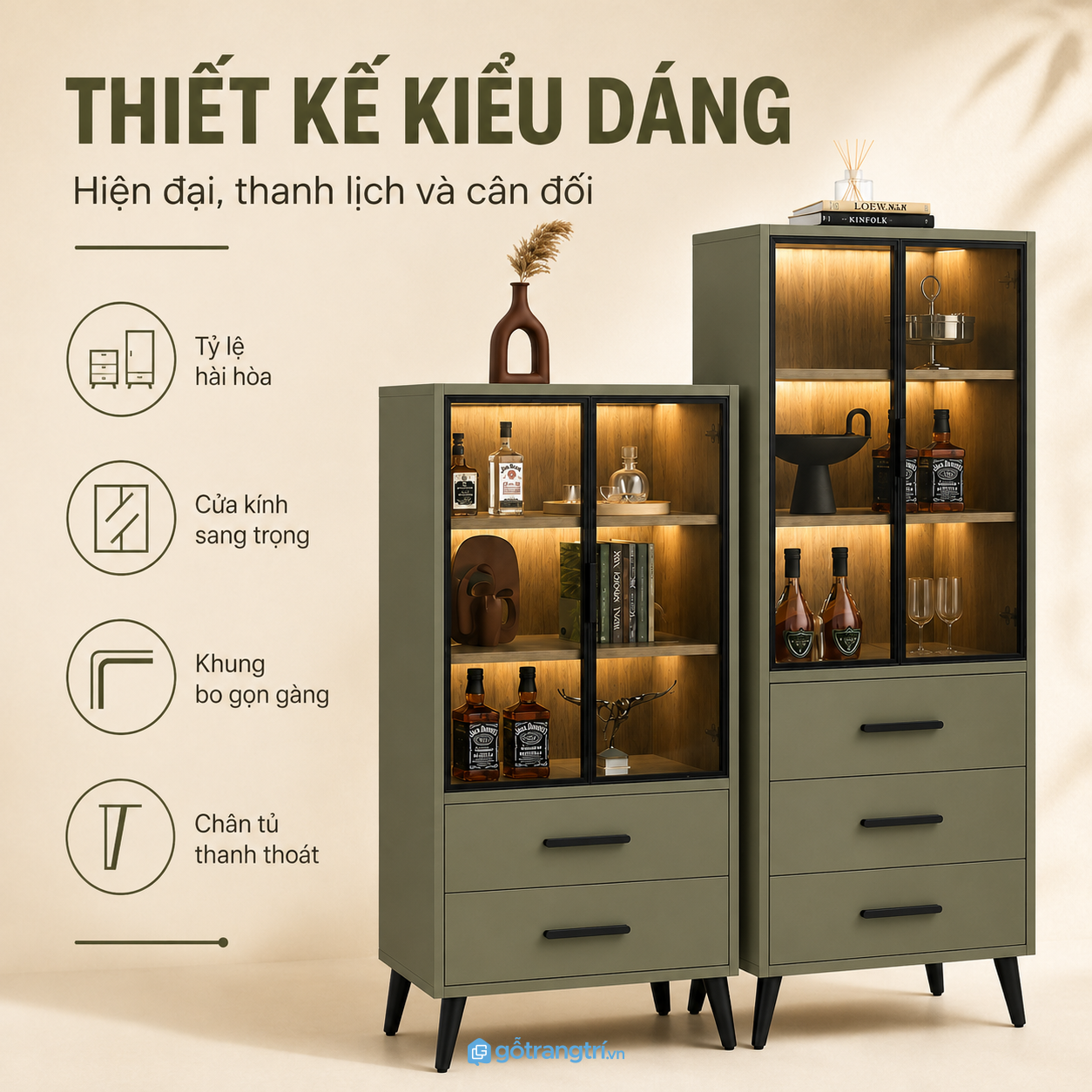 Thiết kế hiện đại, sang trọng và có điểm nhấn Thiết kế hiện đại, sang trọng và có điểm nhấn