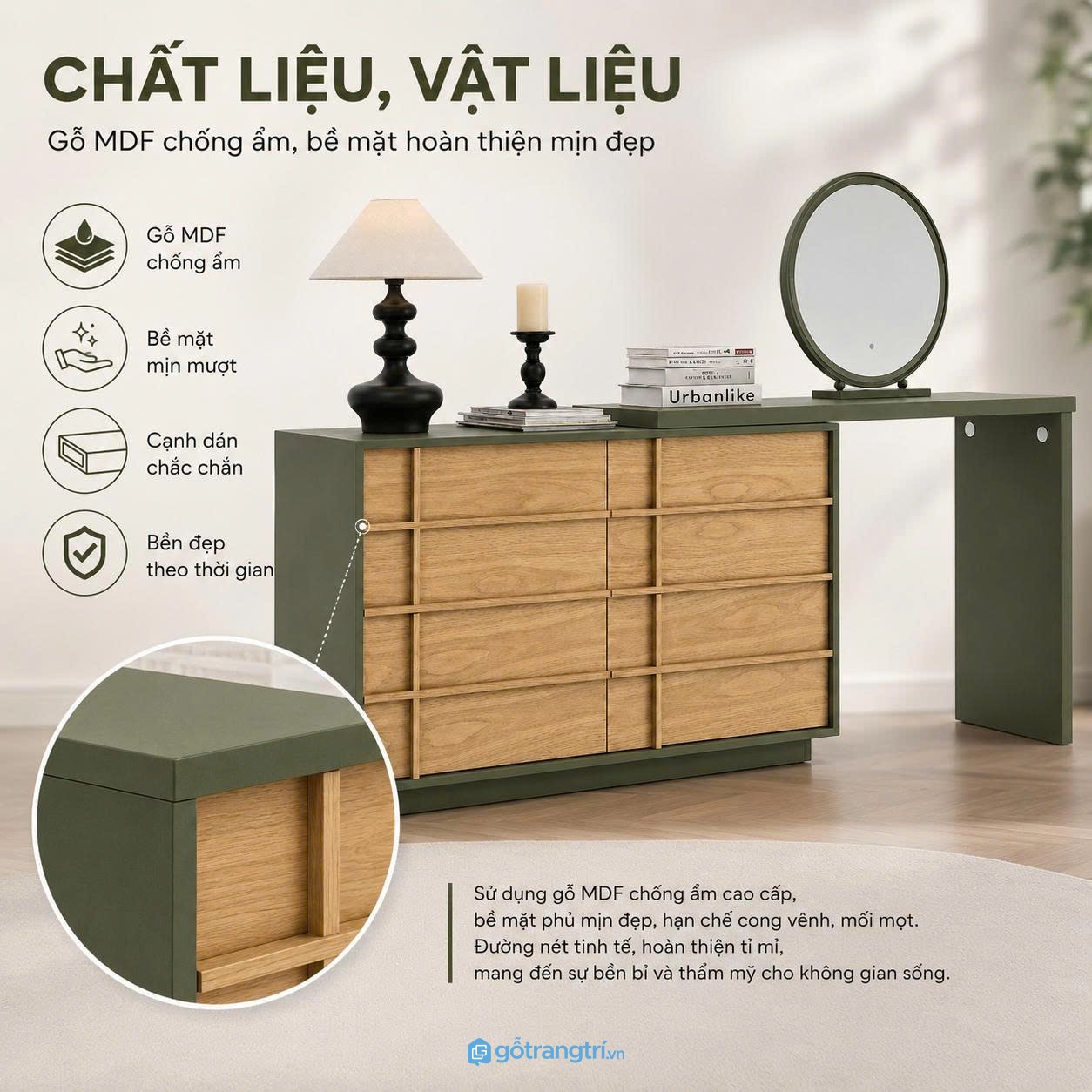 Thiết kế hiện đại tạo điểm nhấn cho không gian phòng ngủ