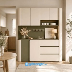 Thiết kế hiện đại tạo điểm nhấn cho phòng ăn