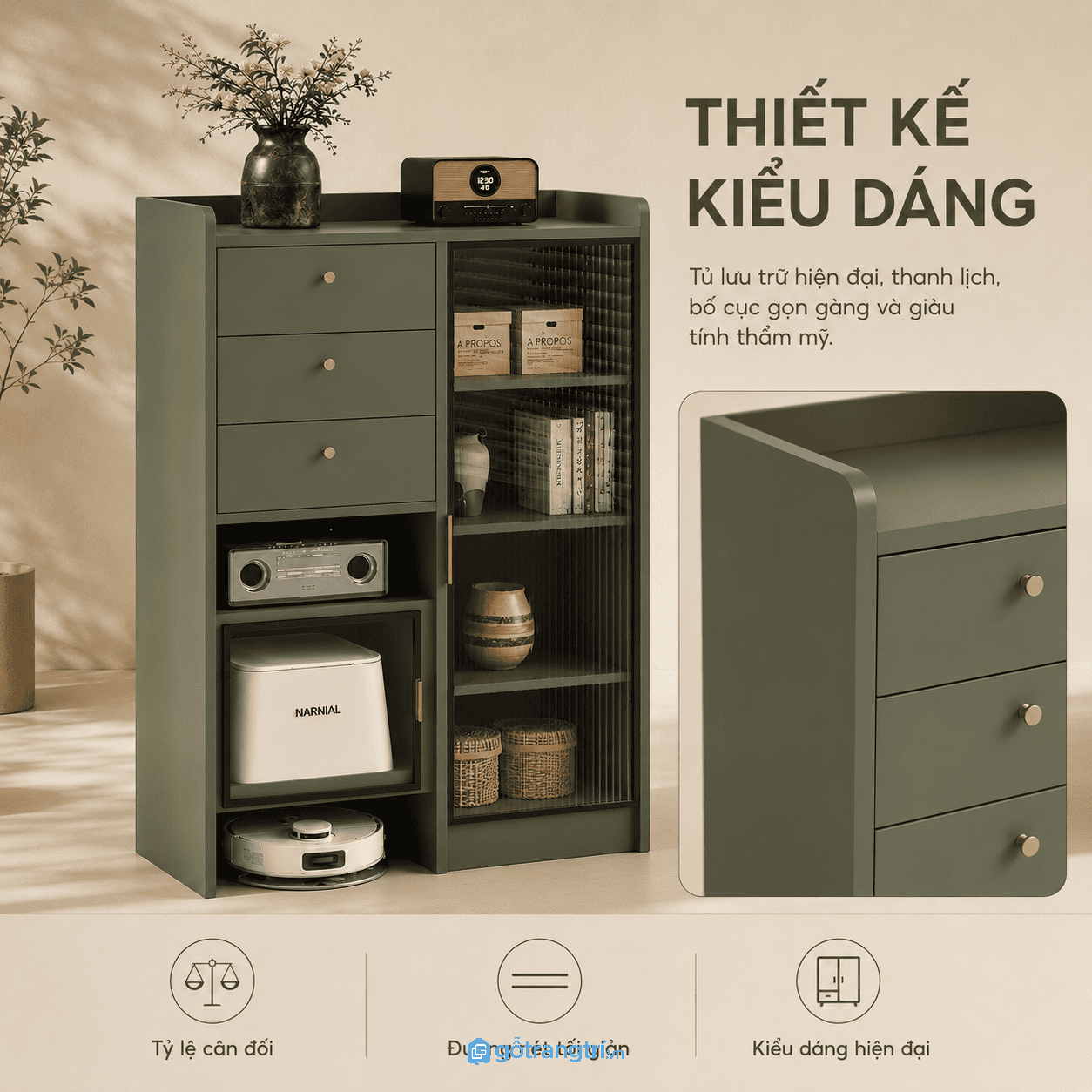 Thiết kế hiện đại, tinh tế và dễ phối nội thất