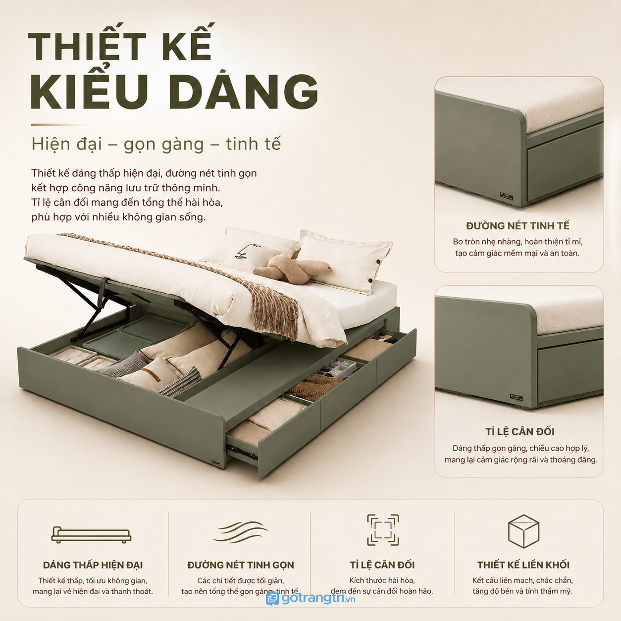 Thiết kế hiện đại, tối giản nhưng đầy tinh tế Thiết kế hiện đại, tối giản nhưng đầy tinh tế