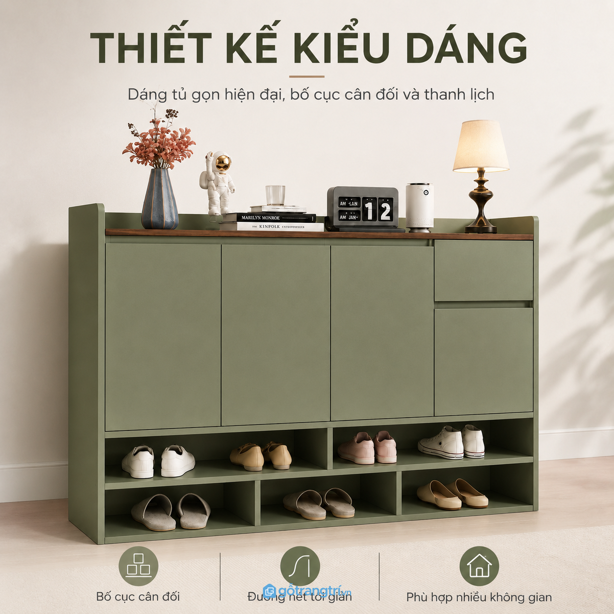 Thiết kế hiện đại, tối giản nhưng vẫn nổi bật